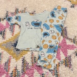 Cookie Monster Pajama Set